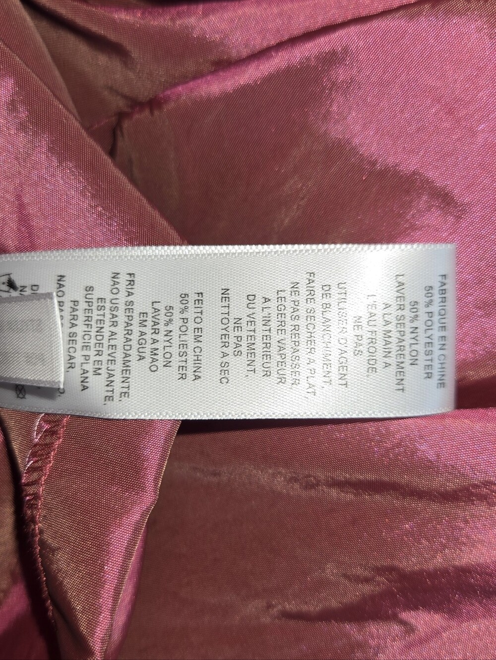 Alex Evenings Shimmery Rose Pink Satin Draped Blazer NWT 3X - Picture 8 of 8